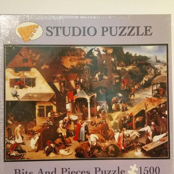 "Find the Proverbs" by Studio Puzzle 1500-Piece Jigsaw Puzzle - Picture 1 of 4